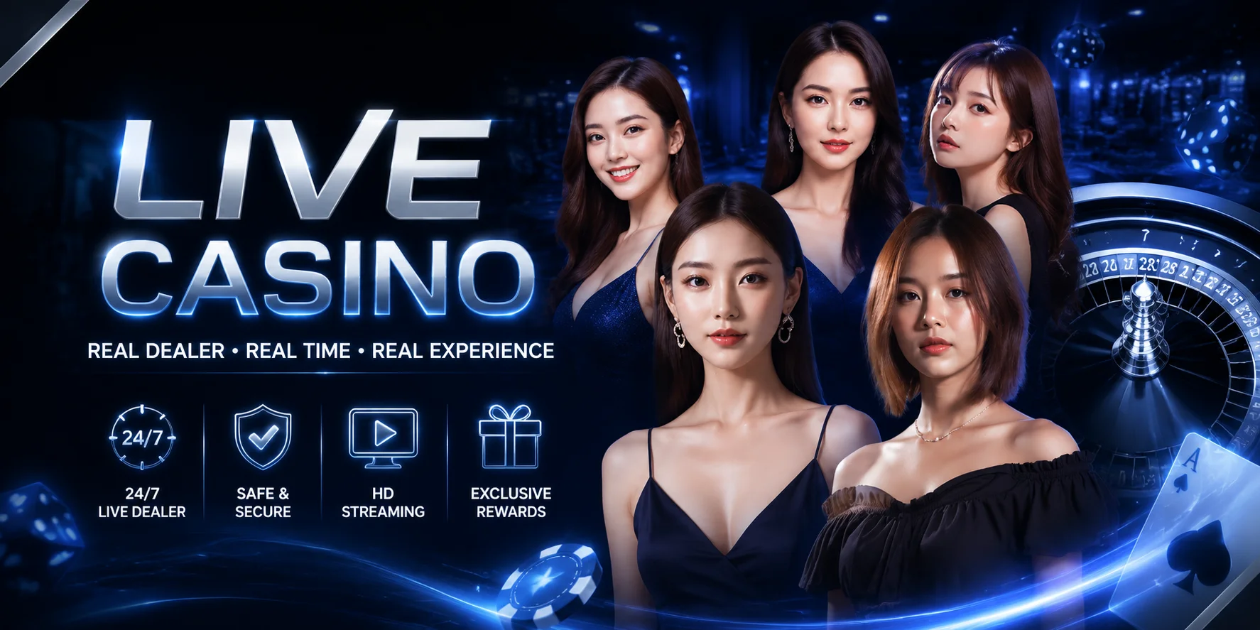 แบนเนอร์ Galaxy888 รวมคาสิโน สล็อต และกีฬา
